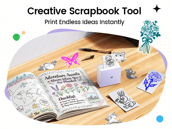 mini printer sticker maker