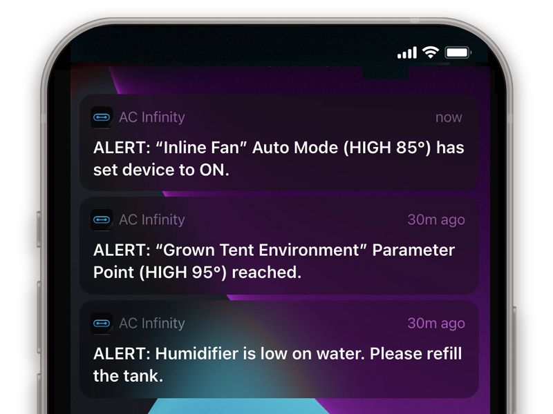 Grow Tent Heater VPD Temperature Controller Extension Hose 10-Level PTC Heating PWM Grow Rooms