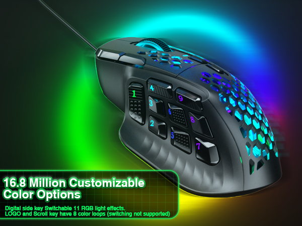 SM809 gaming mouse,gaming mouse, MMO mouse,wired mouse,wired gaming mouse