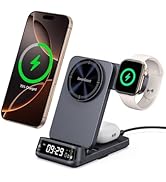 Wireless Charger Stand Compatible with MagSafe, SwanScout 708M, Foldable 3 in 1 Magnetic Wireless...