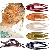 Aileam French Concord Hair Clip, 6PCS Hair Claw Clips for women Thick Hair Flat Hair Clips Grip Y...