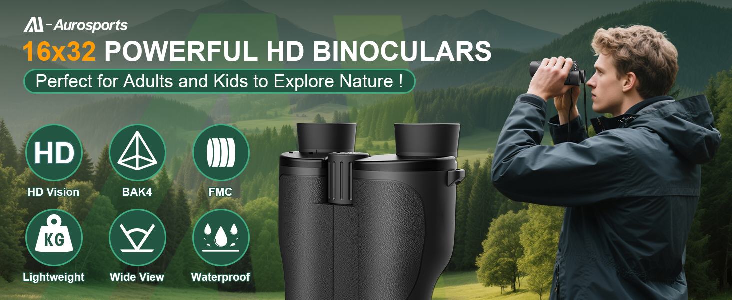 16X32 binoculars for adults