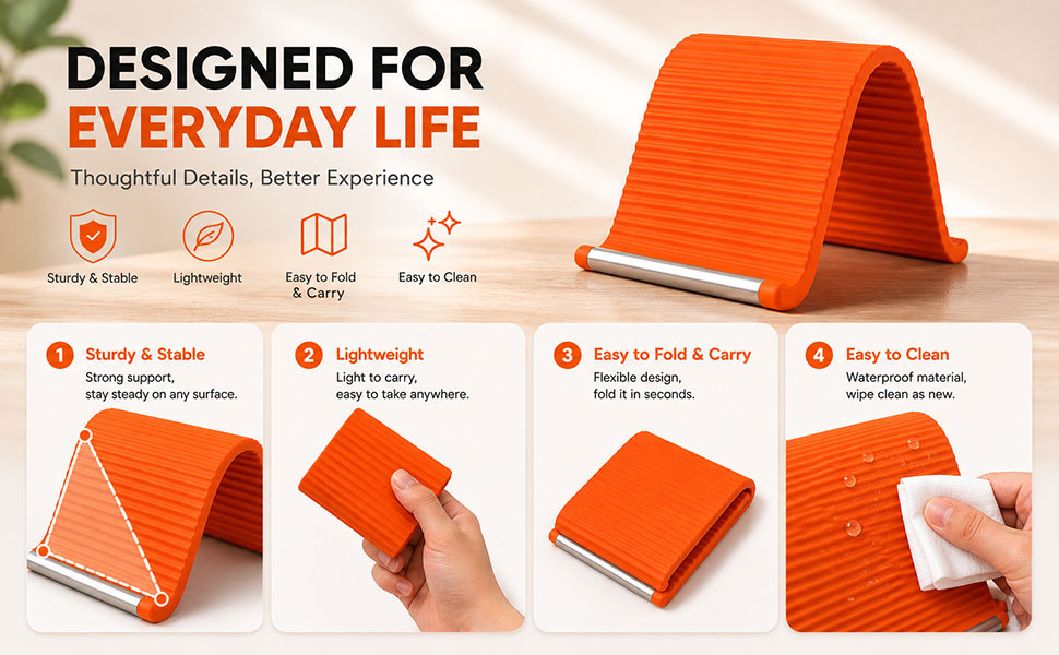 Portable Foldable Silicone