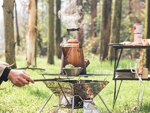 Ultra-Easy Assembly grill fire pit stove