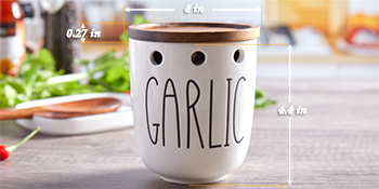 ceramic garlic keeper