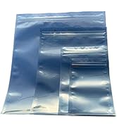 Daarcin 40pcs 4 Sizes Anti Static Resealable Bags 8.26x9.45(21x24cm) with Labels for Hard Drive H...