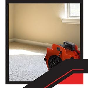 Image of jet blower car dryer, industrial fans heavy duty, floor blower fan.