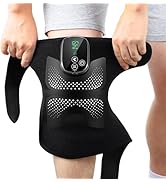 Cordless Red Light Therapy for Knee, Knee Massager with Heat, Heated Knee Brace, Knee Massger for...