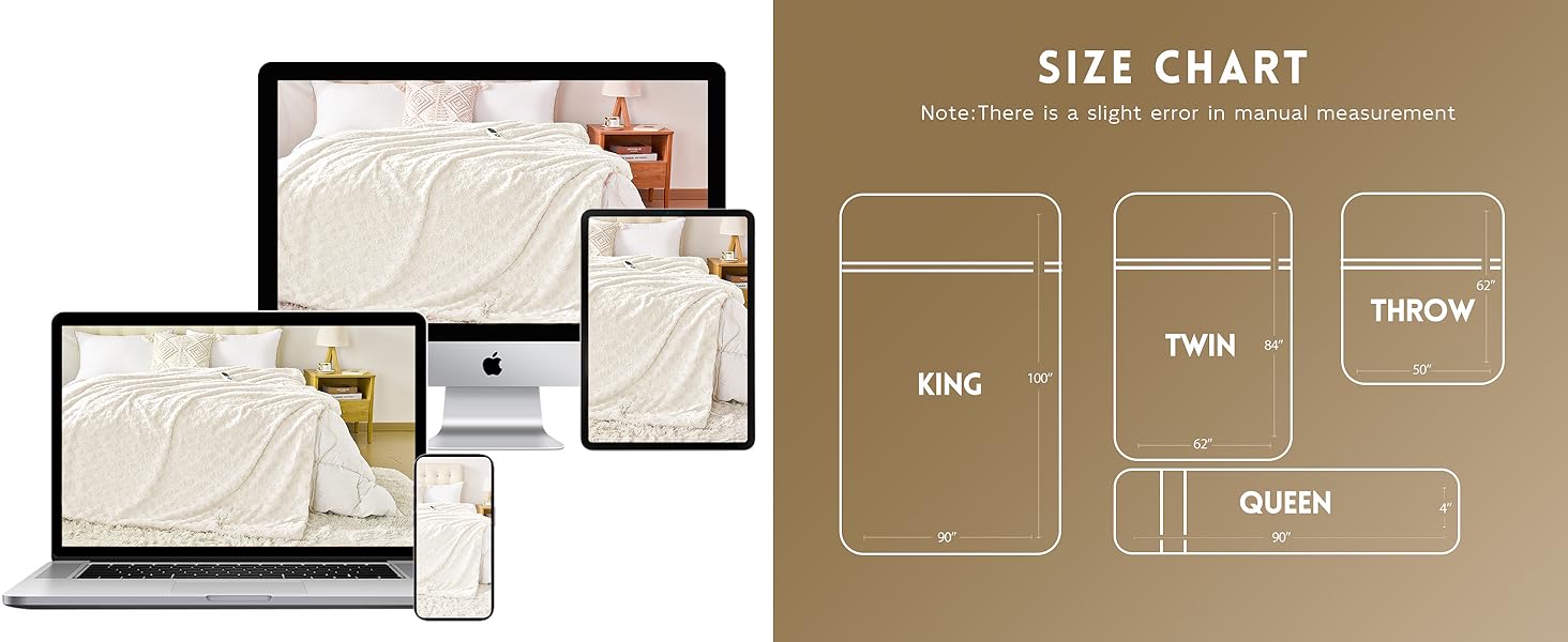 50x60 Throw Heating Blanket