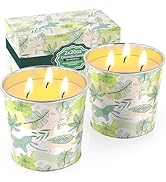 WarmEmbrace Citronella Candles Outdoor &amp; Indoor, 40oz Large Citronella Candle 200H Burning Long L...