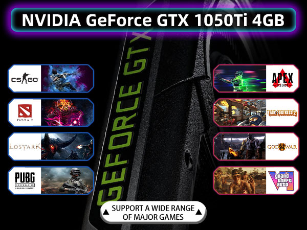 NVIDIA GeForce GTX 1050Ti 4GB