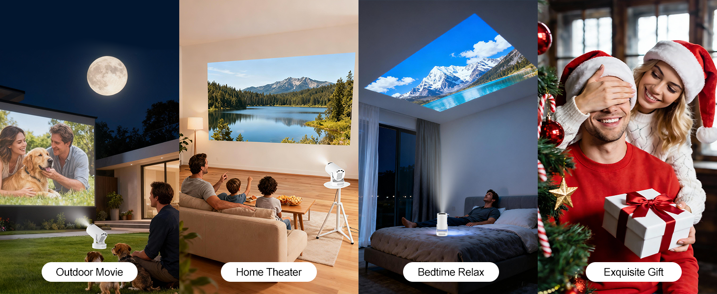 Mini Projector with WiFi and Bluetooth