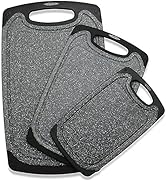 Cutting Boards for Kitchen, Set of 3 Small to Large Cutting Board Set Dishwasher Safe with Juice ...