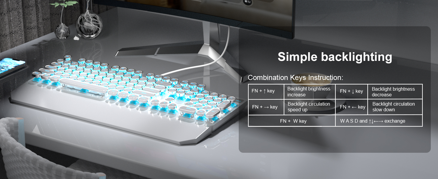 Punk Gaming Keyboard