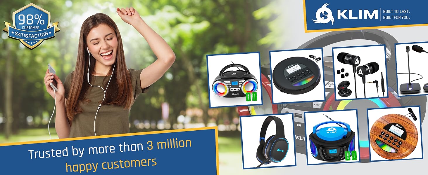 KLIM Discman + Headset