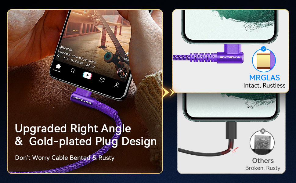 usb c cable right angle