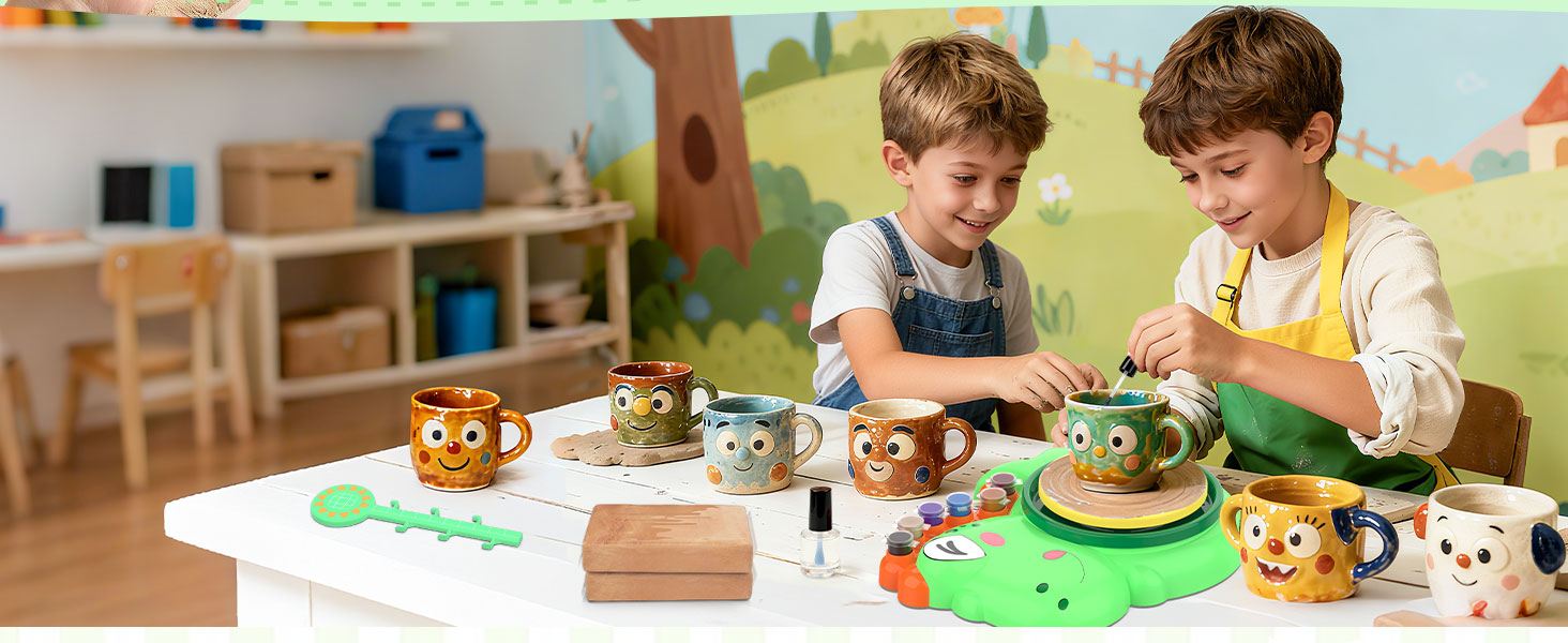 kids arts and crafts pottery clay craft supplies for kids boy crafts kit