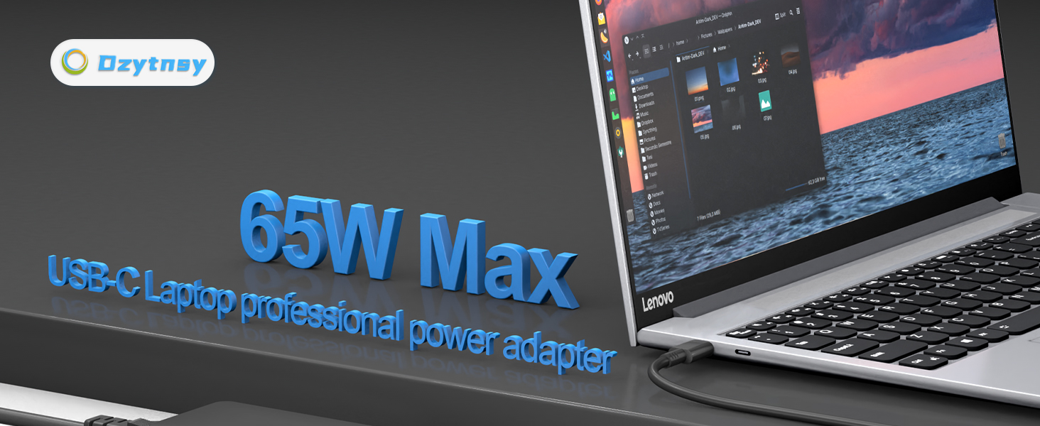 65W USB C Lenovo Charger