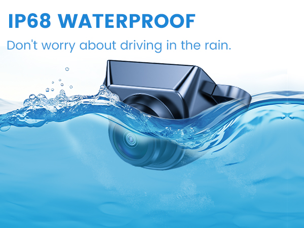 greenyi ip68 waterproof backup camera ahd 1080p video format