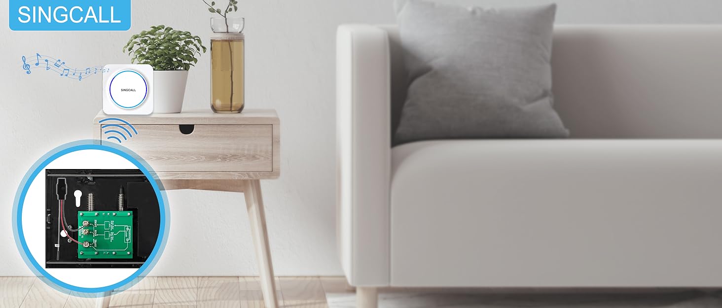 Wired Door Chime, Wireless Conversion