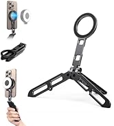 Magnetic Tripod for iPhone, Innovative Dual Magnetic Phone Tripod with Foldable Portable Design, ...