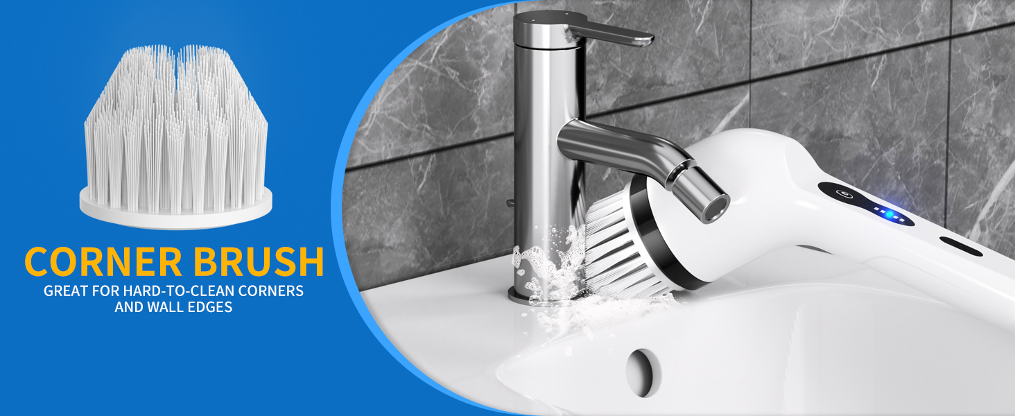 bathroom scrubber shower brush for cleaning shower scrubber with long handle