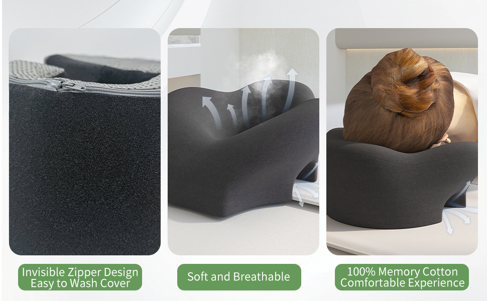 soft and breathable face down pillow
