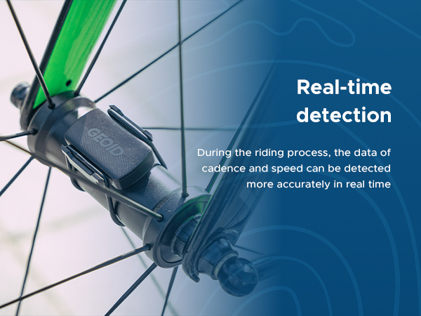 CS600 Cadence/Speed Sensor for Cycling, ANT+/Bluetooth Wireless Bicycle RPM Sensor