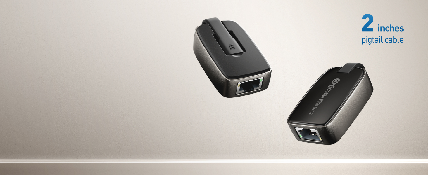 Foldable USB-C to Gigabit Ethernet Adapter 