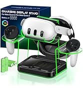 Fast VR Charging Dock for Meta Oculus 3: LED Quest Charging Station for Oculus 2 Aceesories - Lig...