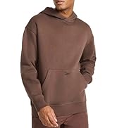 Reebok mens Transition Hoodie, Oversized Fit, Midweight Cotton-poly Fleece Fabric