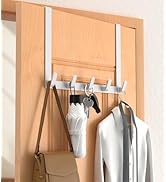 CHAUNCEY HOME Long Over The Door Hooks with 15.75-inch Arms for Easier Access by Women, Heavy Dut...