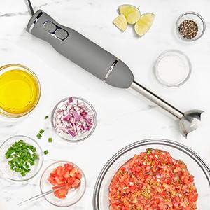 immersion blender for chopping puree and blending