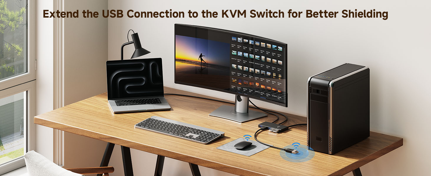 USB A extension cable for easy connections with smartphones, tablets, and gamepads