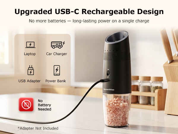 Electric Salt and Pepper Grinder