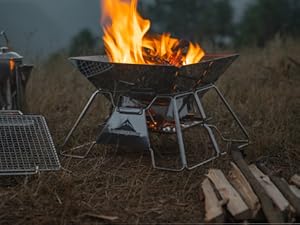 bonfire campfire wood burning