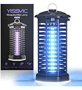 YISSVIC Bug Zapper Outdoor with LED Light, 4200V Electric Mosquito Zapper, Insect Fly Zapper Outd...