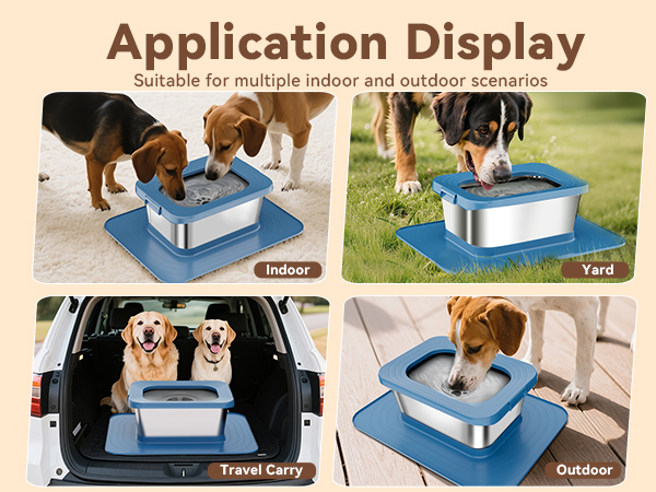 No Spill Dog Water Bowl