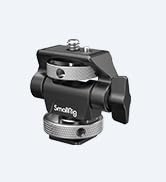 SMALLRIG Field Monitor Mount Monitor Holder Swivel and Tilt Adjustable with Cold Shoe Mount for 5...
