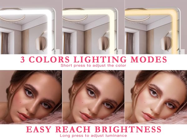 makeup vanity mirror with led lights large light up vanity mirror led large vanity mirror
