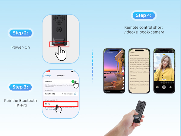 TIK Tok,tik tok must haves 2024,bluetooth page turner,page turner,kindle page turner remote,