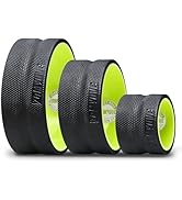 Back Roller Wheel - 3 Pack Yoga Foam Roller for Physical Therapy &amp; Back Stretcher, Deep Tissue Ma...