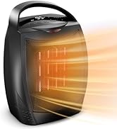 GiveBest Digital Space Heater, 1500W/750W Portable ETL Listed Electric Heater with 4 Modes, 1s he...