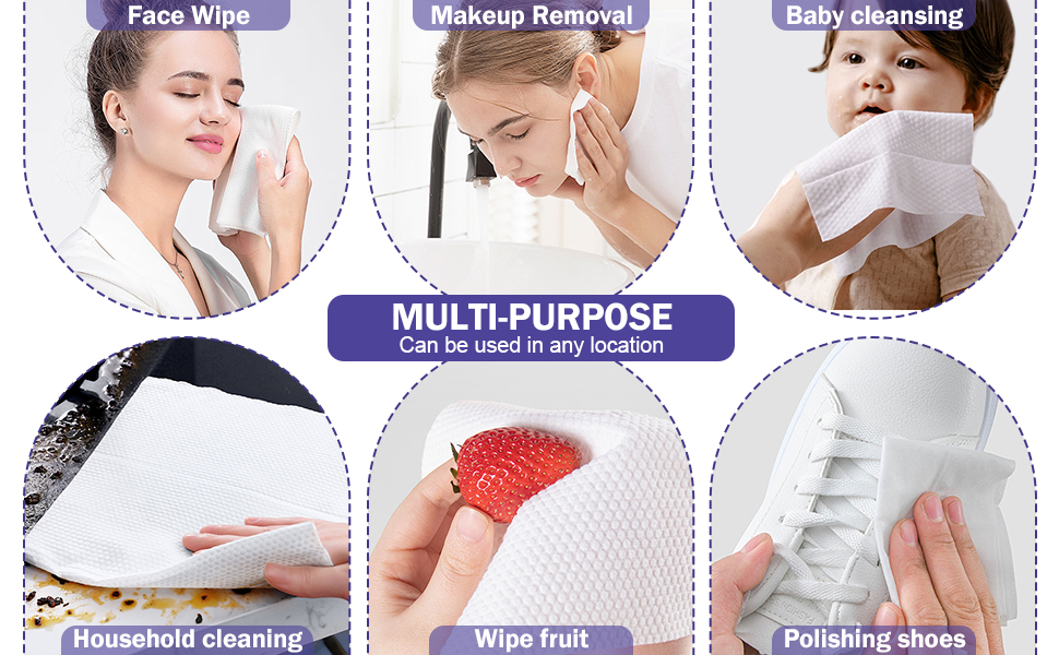 Disposable face towel