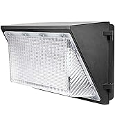 LEDMO LED Wall Pack Lights 120W - 15600LM Repalces 800W HPS/HID Light 5000K Wall Mount Light Comm...