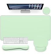 Dapesuom Large Gaming Mouse Pad, Mouse Pads with Wrist Rest Wrist Support, 4in1 XXL Desk Mat Desk...