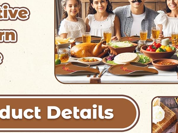 90Pcs Western Cowboy Plates Napkin Set 