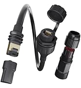 STARGEAR for Starlink Ethernet Adapter Gen 3/Mini, Waterproof Starlink Mini Ethernet Cable Extens...