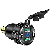 DaierTek DIN Hella Plug to Dual USB Charger Adapter for BMW Triumph Tiger Ducati Motorcycle Quick...