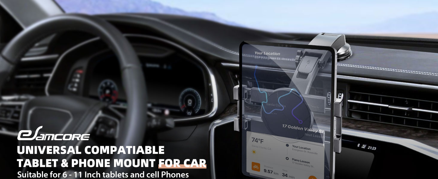 222 Dashboard Tablet Holder For Car